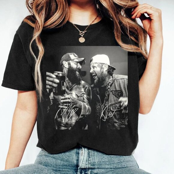 Posty x Jelly Roll Concert 2025 Tee | Retro Rock & Hip-Hop Shirt - Picture 1 of 1